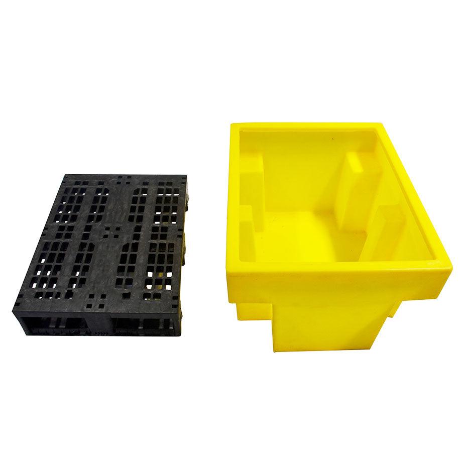 BP1 1 Drum Spill Pallet with Removable Grid - Suitable for 1 x 205 Litre Drum Spill Pallet > Drum Spill Pallet > Spill Containment > Spill Control > Romold > One Stop For Safety    