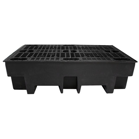 BP2R 2 Drum Recycled Spill Pallet with Removable Grid - Suitable for 2 x 205 Litre Drums Spill Pallet > Drum Spill Pallet > Spill Containment > Spill Control > Romold > One Stop For Safety   