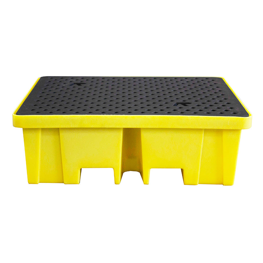 BP4FW 4 Drum Spill Pallet with Removable Grids & 4-way Fork Lift Access - Suitable for 4 x 205 Litre Drums Spill Pallet > Drum Spill Pallet > Spill Containment > Spill Control > Romold > One Stop For Safety    