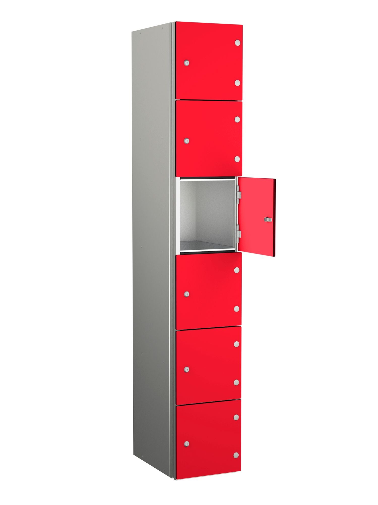 ZENBOX WET AREA LOCKERS WITH SGL DOORS - DYNASTY RED 6 DOOR Storage Lockers > Lockers > Cabinets > Storage > Probe > One Stop For Safety   