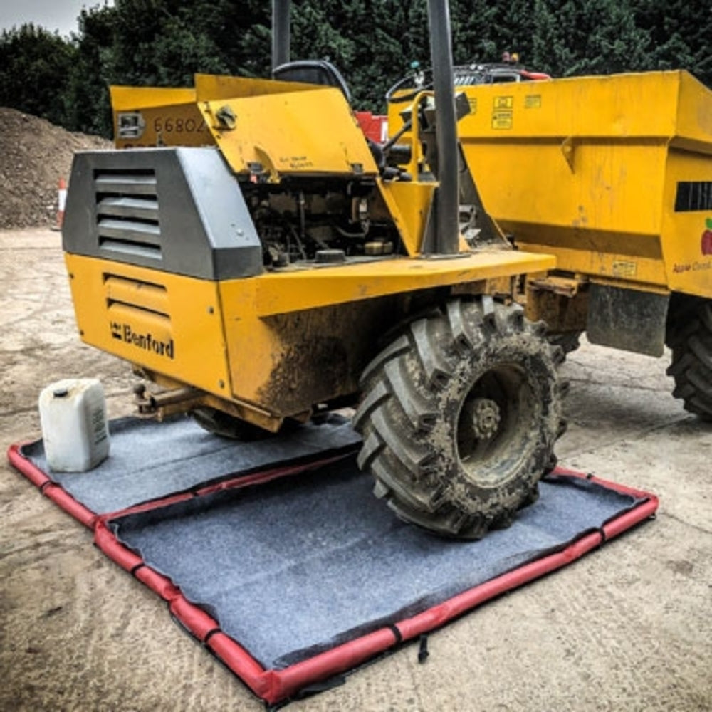 Portable Site Mat Base Unit  - 400mm x 600mm Spill Pallet > Drum Spill Pallet > Spill Containment > Spill Control > Romold > One Stop For Safety   