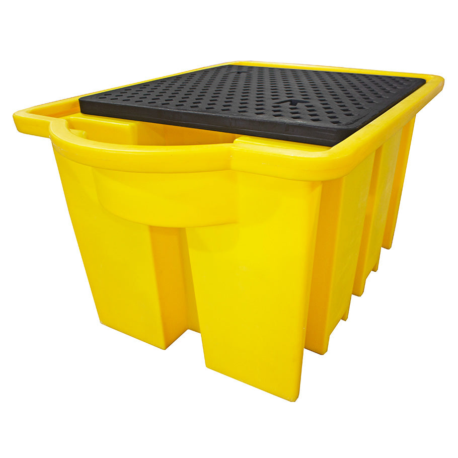 BB1DT Stackable IBC Spill Pallet Bund with Removable Grid & Integral Dispensing Area Spill Pallet > IBC Storage Tank > Spill Containment > Spill Control > Romold > One Stop For Safety   