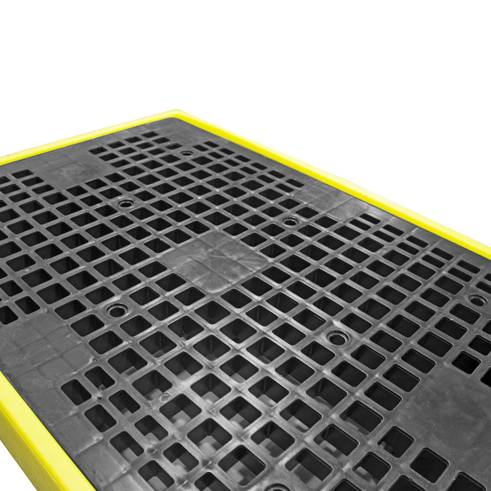 BF2 Bund Spill Deck Flooring with Removable Grids & 130 Litre Sump Capacity - Suitable for 2 x 205ltr drums Spill Pallet > Bunded Spill Deck > Spill Containment > Spill Control > Romold > One Stop For Safety   