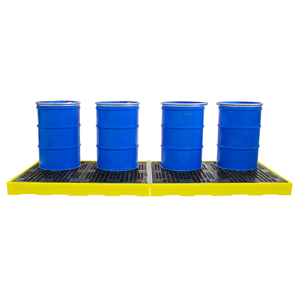 BF8 Bund Spill Deck Flooring with Removable Grids & 430 Litre Sump Capacity - Suitable for 8 x 205ltr drums Spill Pallet > Bunded Spill Deck > Spill Containment > Spill Control > Romold > One Stop For Safety    