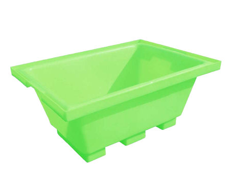 Heavy Duty Construction Mortar Mixing Tubs in Lime Green with a 250 Litre Capacity Mortar Tubs > Manual Handling > Plastics Tubs > One Stop For Safety   