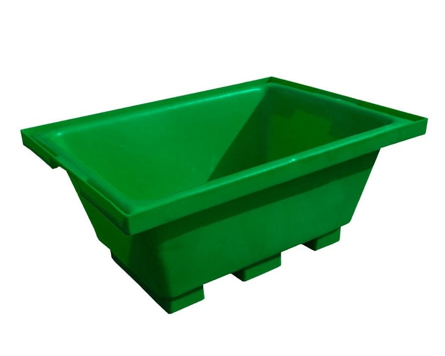 Heavy Duty Construction Mortar Mixing Tubs in Dark Green with a 300 Litre Capacity Mortar Tubs > Manual Handling > Plastics Tubs > One Stop For Safety   