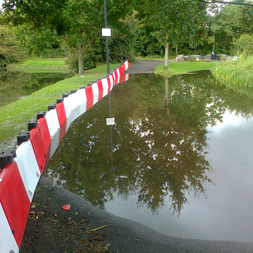 Floodstop Heavyweight Self-Fill Flood Barrier in Red - 0.5m Flood > Barrier > Storm > Fluvial > Emtez > Romold One Stop For Safety   