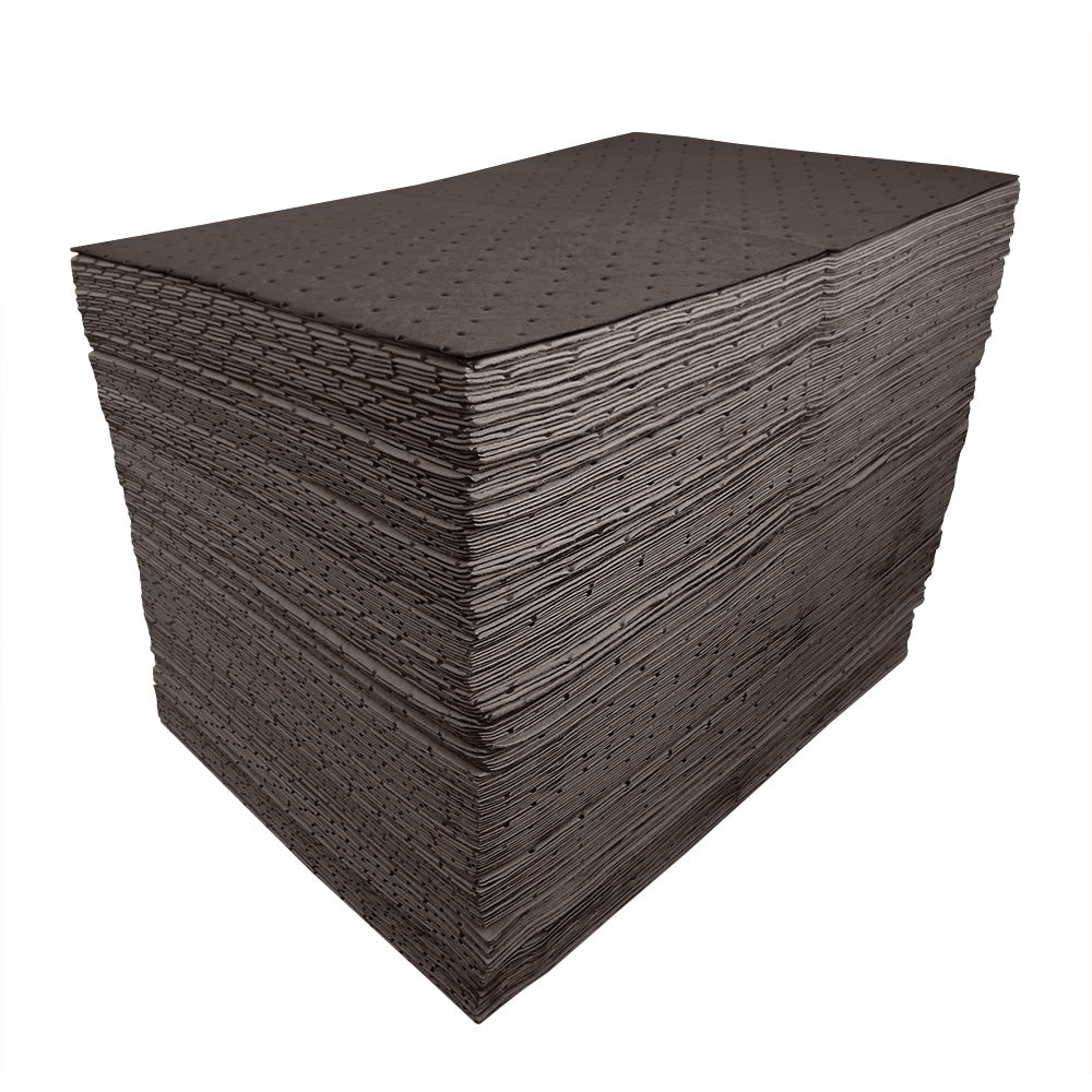 Pack of 200 Maintenance Absorbent Pads 400mm X 500mm Grey - 160 Litre Spill Pallet > Absorbents > Spill Containment > Spill Control > Romold > One Stop For Safety   