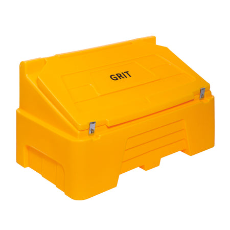 400 Litre Heavy Duty Grit Bin Kit in Yellow with Lockable Lid & De-Icing Salt Grit Bin > Winter > De-Icing Salt One Stop For Safety   