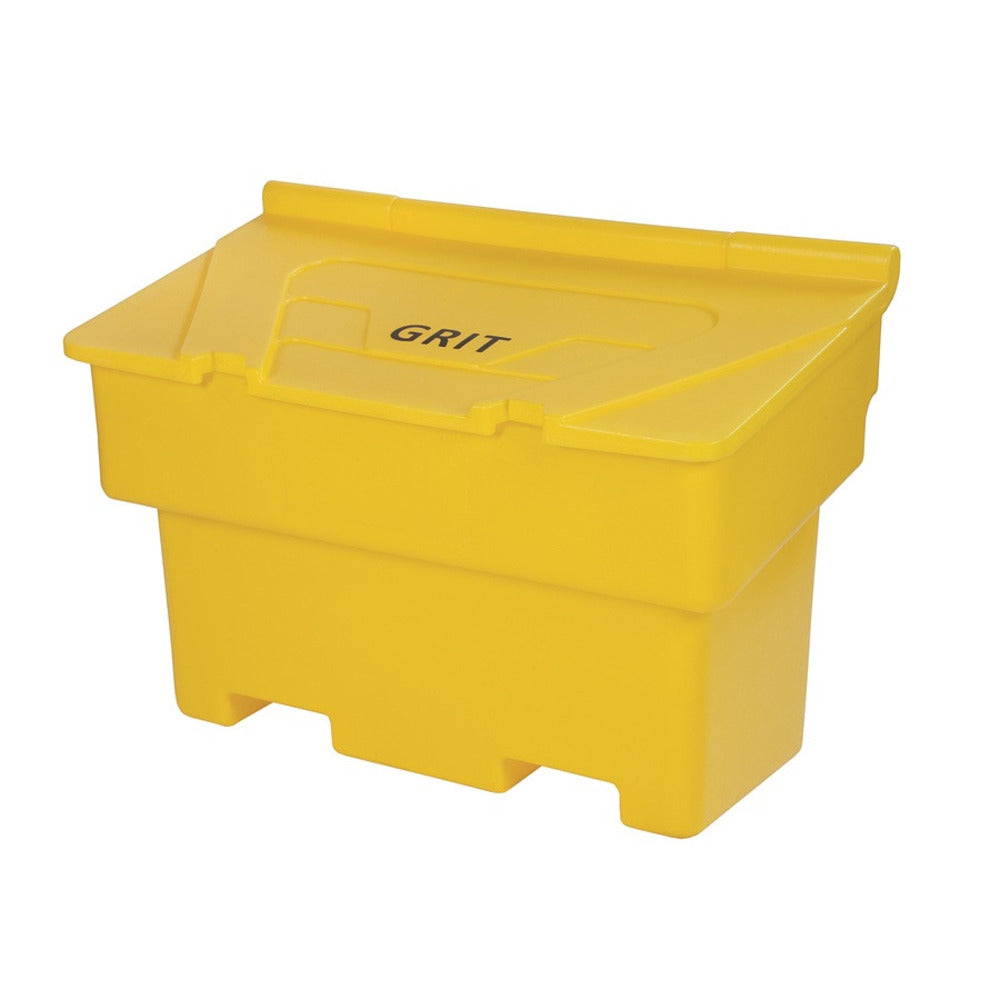 350 Litre Heavy Duty Stackable Grit Bin Kit in Yellow with De-Icing Salt Grit Bin > Winter > De-Icing Salt One Stop For Safety   