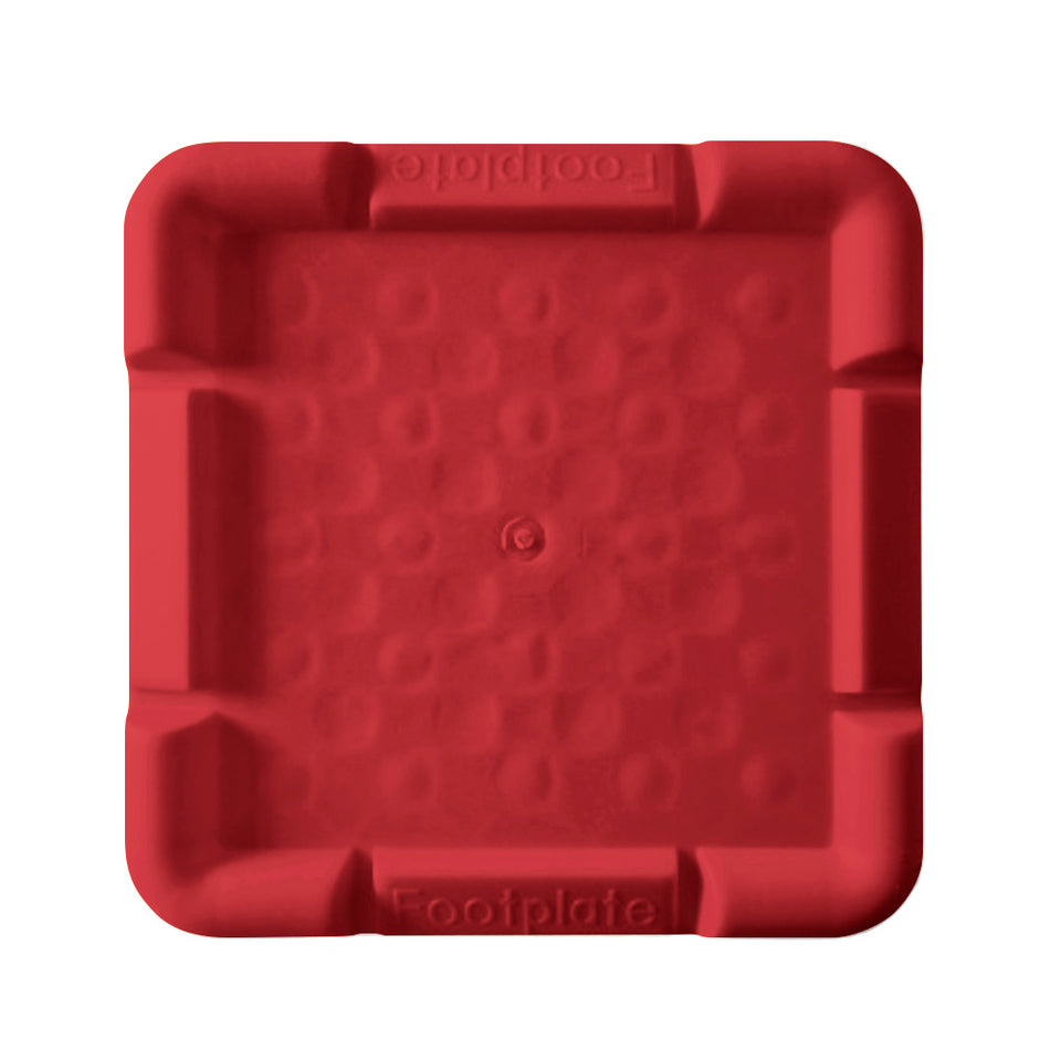 Scaffolding Heavy Duty Base Footplate in Red - Box of 50 Scaffold > Scaffold Inspection Kits > Tags > Holders One Stop For Safety   