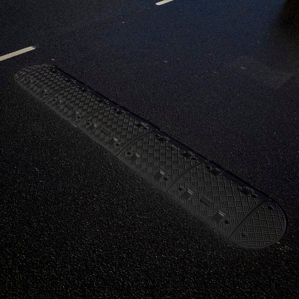 Speed Ramp in Black with 50mm Heavy Duty Sections - 2m Complete Kit Speed Ramps > Speed Bumps > Sleeping Policeman > Car Park > Traffic > One Stop For Safety   