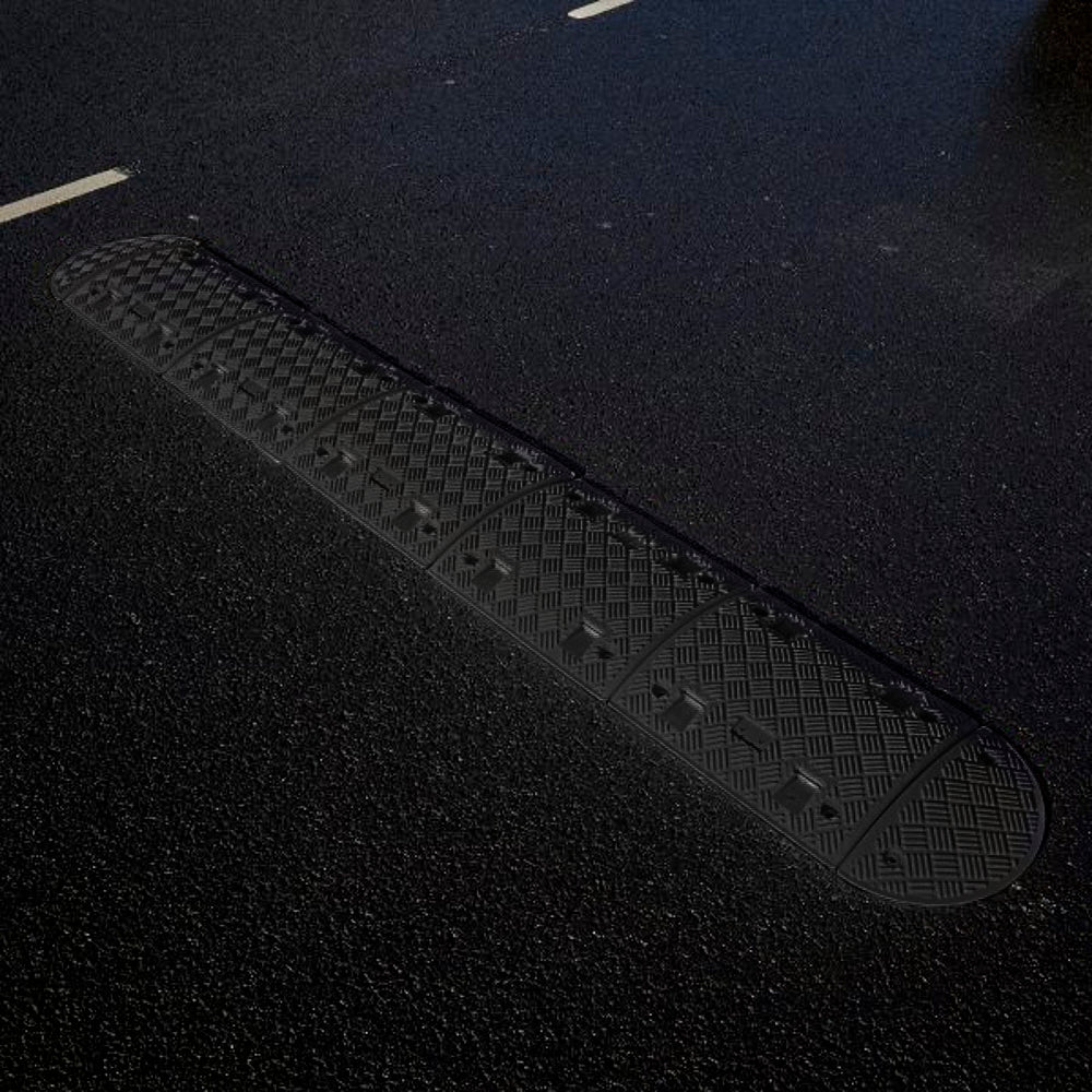 Speed Ramp in Black with 50mm Heavy Duty Sections - 6m Complete Kit Speed Ramps > Speed Bumps > Sleeping Policeman > Car Park > Traffic > One Stop For Safety   