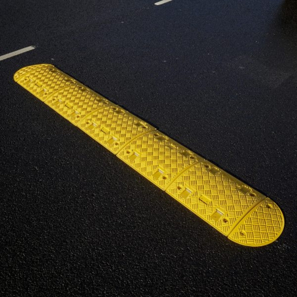 Speed Ramp in Yellow with 50mm Heavy Duty Sections - 6m Complete Kit Speed Ramps > Speed Bumps > Sleeping Policeman > Car Park > Traffic > One Stop For Safety   