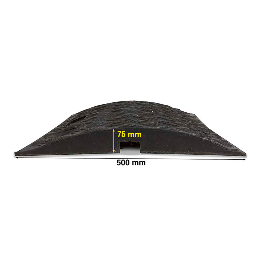 Speed Ramp in Black with 75mm Heavy Duty Sections - 4m Complete Kit Speed Ramps > Speed Bumps > Sleeping Policeman > Car Park > Traffic > One Stop For Safety   