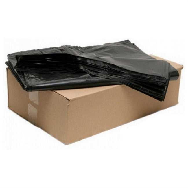 Wheelie Bin Liners Heavy Duty Recyled in Black - Pack of 100 Cleaning > Hygiene > Maintenance > Janitorial > Wheelie Bins One Stop For Safety   