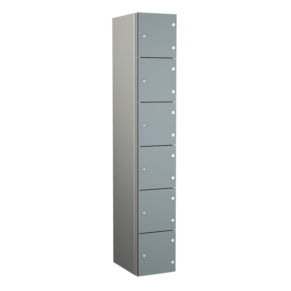 ZENBOX WET AREA LOCKERS WITH SGL DOORS - DUST SILVER 6 DOOR Storage Lockers > Lockers > Cabinets > Storage > Probe > One Stop For Safety   