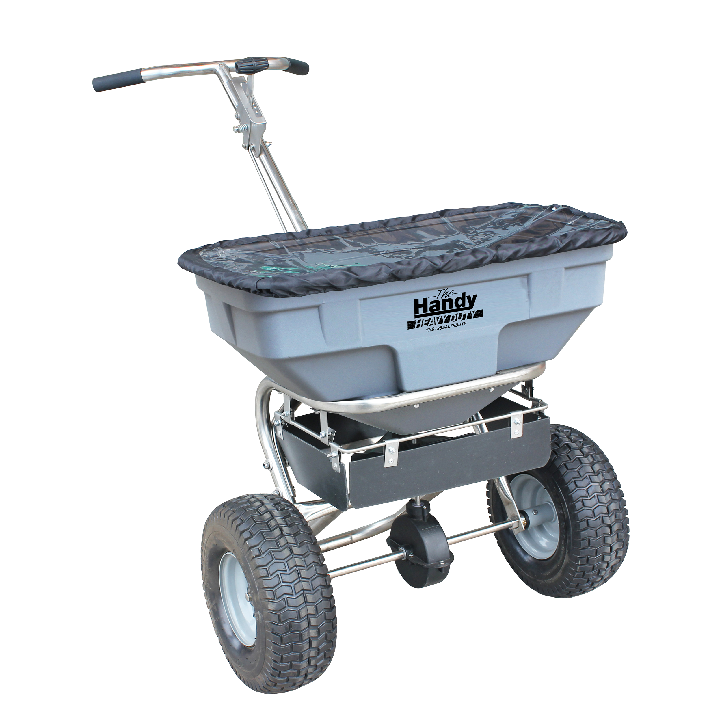 The Handy Walk Behind Heavy Duty 57kg (125lb) Broadcast Spreader Grit Bin > Winter > De-Icing Salt One Stop For Safety   