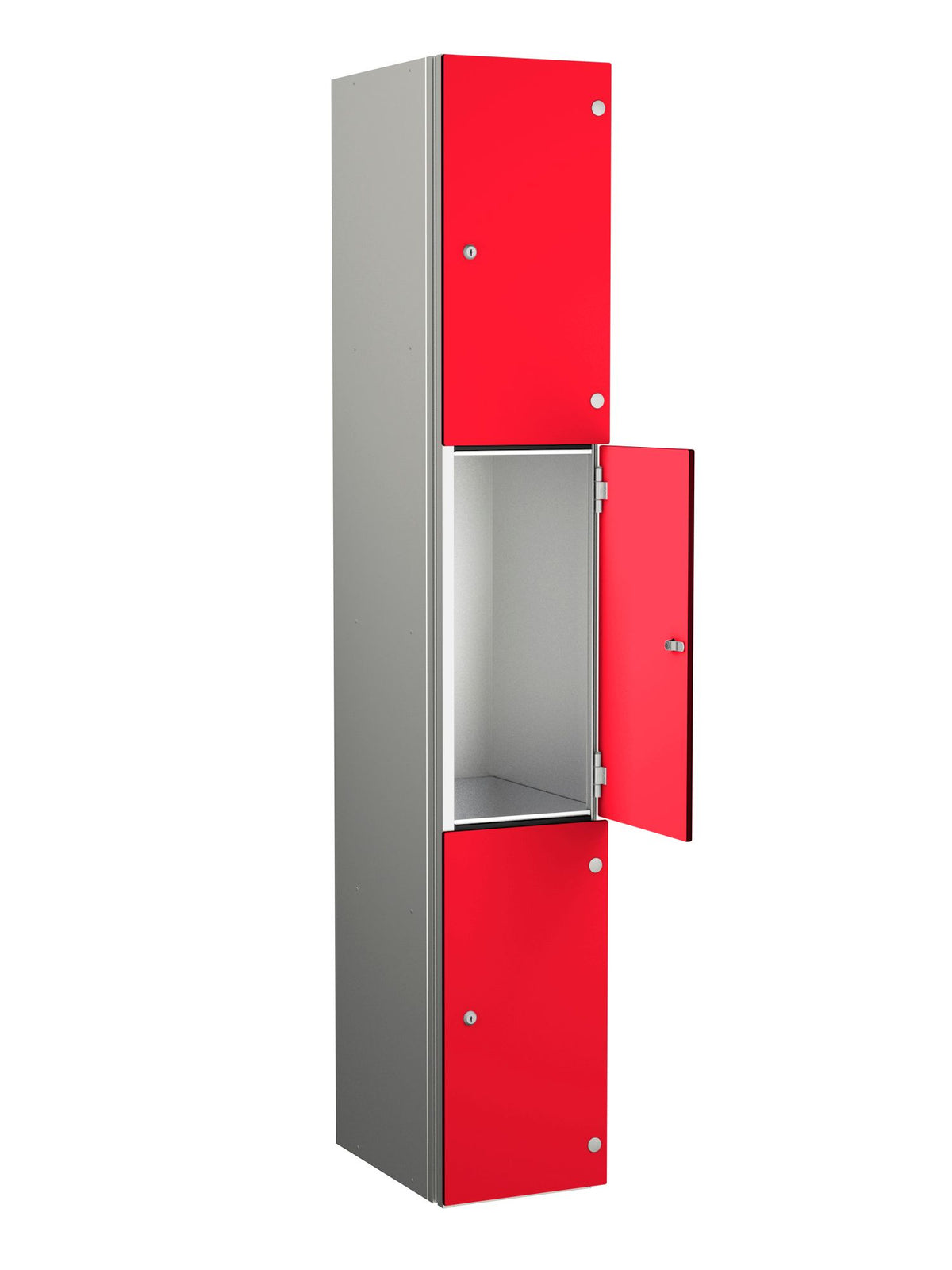 ZENBOX WET AREA LOCKERS WITH SGL DOORS - DYNASTY RED 3 DOOR Storage Lockers > Lockers > Cabinets > Storage > Probe > One Stop For Safety   