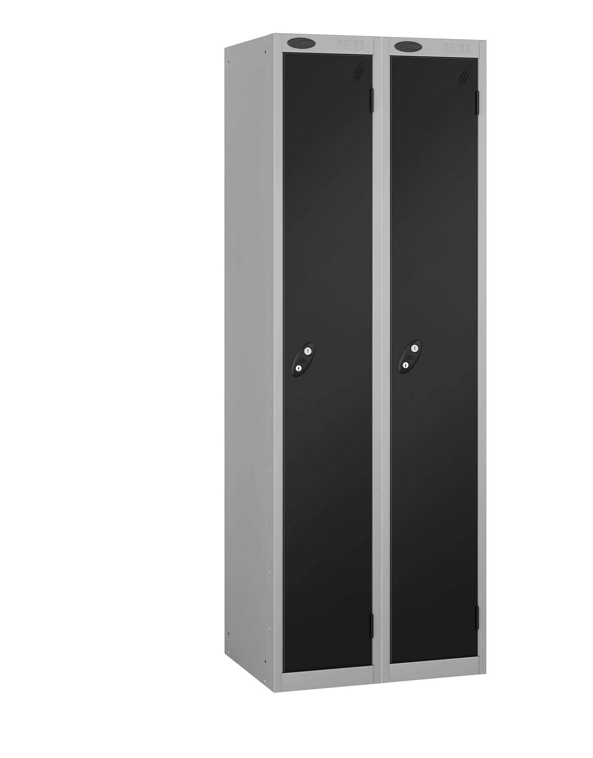 PROBELOW LOW LEVEL 2 NEST STEEL LOCKERS - JET BLACK 1 DOOR Storage Lockers > Lockers > Cabinets > Storage > Probe > One Stop For Safety   