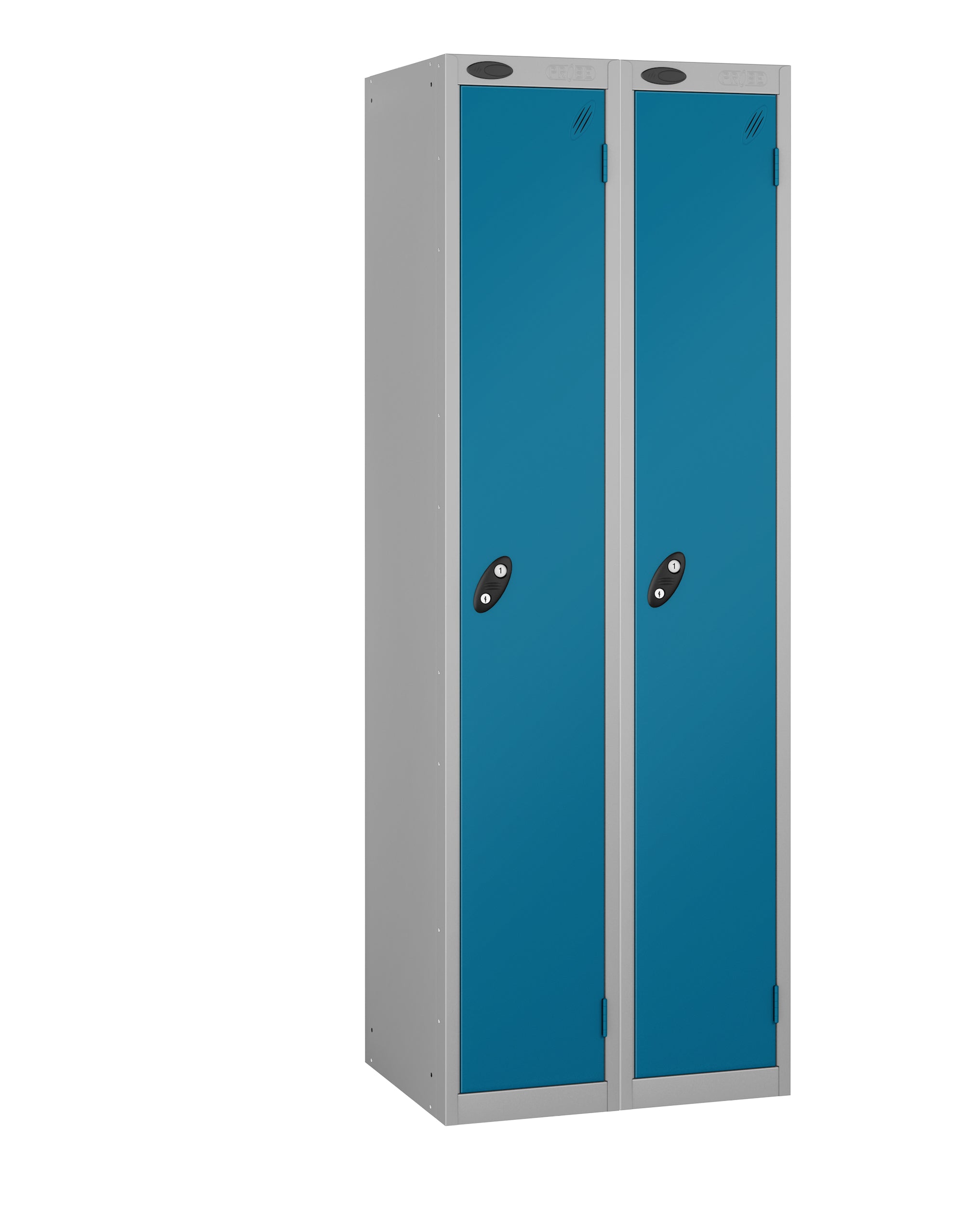PROBEBOX STANDARD 2 NEST STEEL LOCKERS - ELECTRIC BLUE 1 DOOR Storage Lockers > Lockers > Cabinets > Storage > Probe > One Stop For Safety   