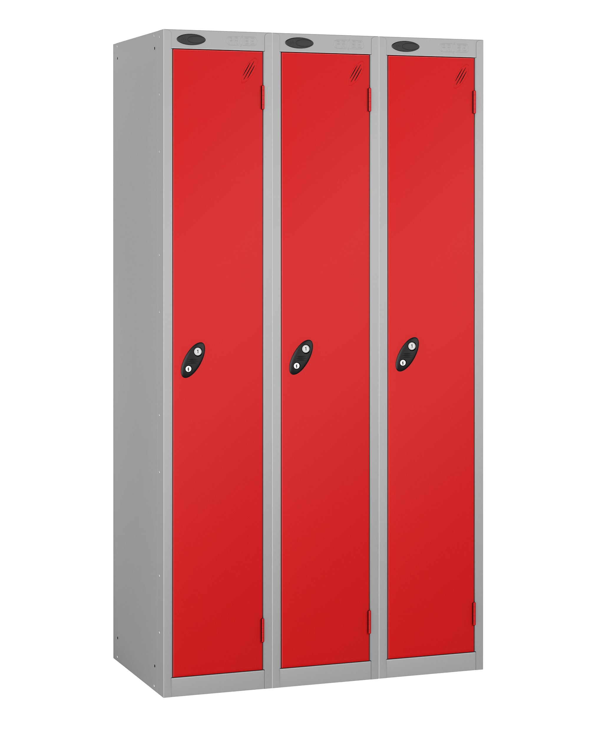 PROBELOW LOW LEVEL 3 NEST STEEL LOCKERS - FLAME RED 1 DOOR – One Stop ...