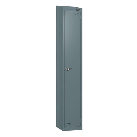 PURE SCHOOL LOCKERS WITH SLATE GREY BODY - SLATE GREY 1 DOOR Storage Lockers > Lockers > Cabinets > Storage > Pure > One Stop For Safety   