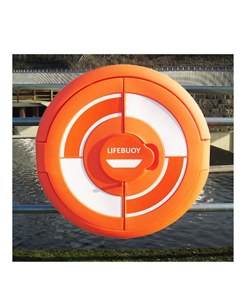 Intergrated Rail Mounted Lifebuoy Housing Cabinet - Suitable for 24 inch Lifebuoys Lifebuoys > Marine Safety > Water Safety Equipment One Stop For Safety   