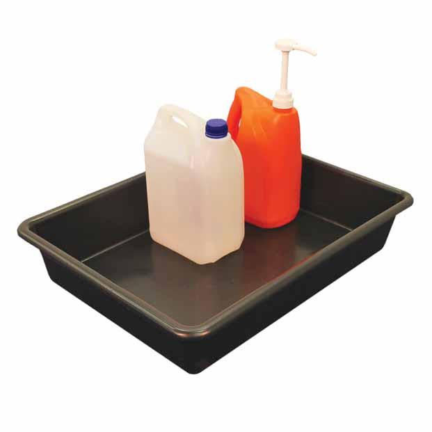 11.5 Litre Drip Tray with Ribbed Profile Sump - TT9 Spill Tray Spill Tray > Drip Tray > Spill Containment > Spill Control > Romold > One Stop For Safety   