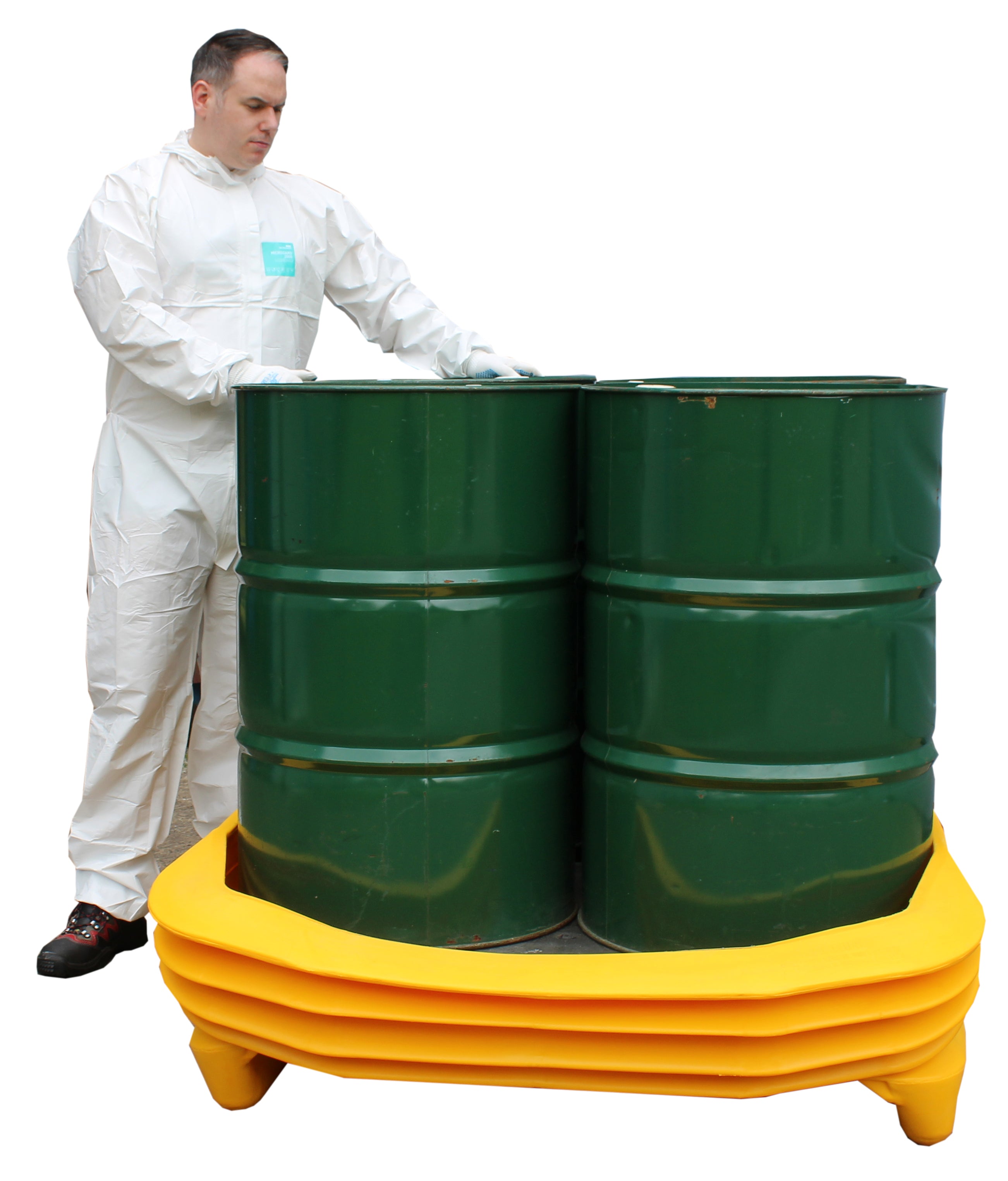 PALCON4 Pallet Converter - Converts Standard Euro Pallet into 4 Drum Bunded Spill Pallet Spill Pallet > Drum Storage > Spill Containment > Spill Control > Romold > One Stop For Safety   