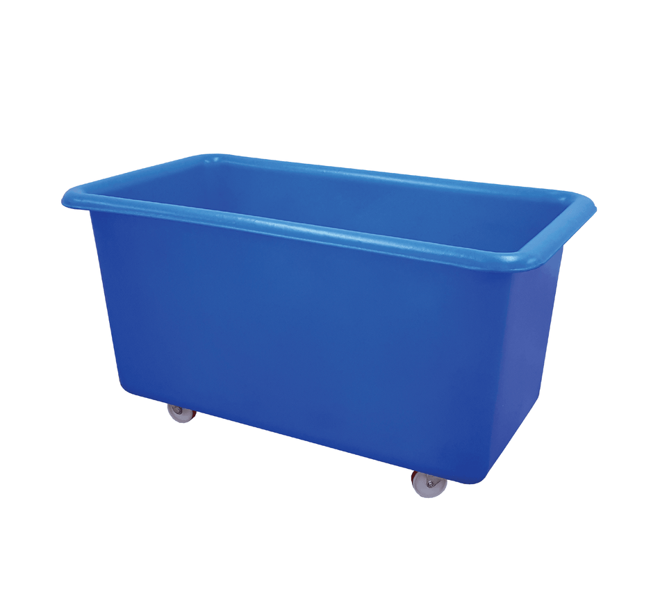 RB0412B Premium Mobile Container Trucks in Blue - 625 Litre Capacity Mobile Containers > Manual Handling > Plastics Tubs > One Stop For Safety   