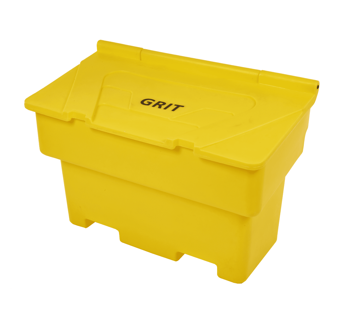 Pallet of 14 200 Litre Heavy Duty Stackable Grit Bin in Yellow with Hinged Lid Grit Bin > Winter > De-Icing Salt One Stop For Safety   