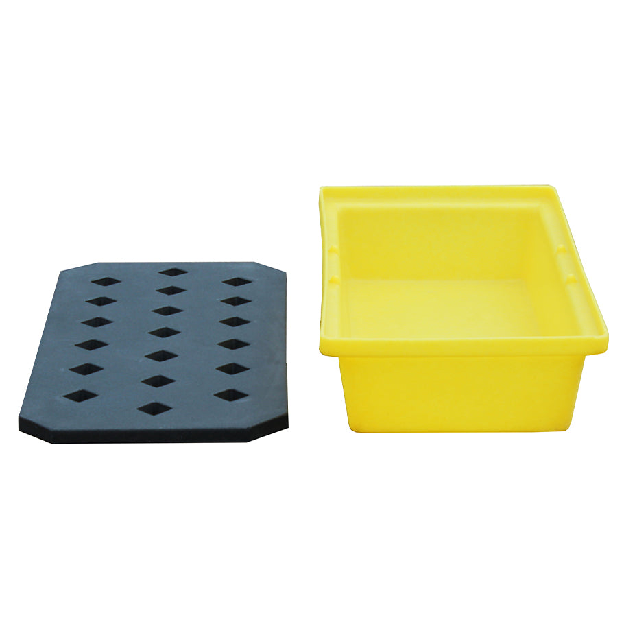 ST30 Drum Spill Drip Tray with Removable Grid - 31 Litre Capacity Spill Pallet > Spill Drip Tray > Spill Containment > Spill Control > Romold > One Stop For Safety   