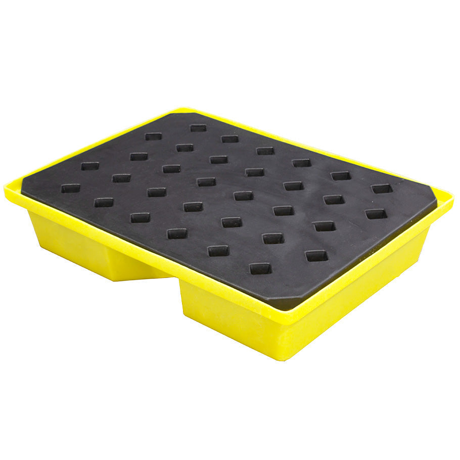 ST40 Drum SPILL Drip Tray with Removable Grid - 43 Litre Capacity Spill Pallet > Spill Drip Tray > Spill Containment > Spill Control > Romold > One Stop For Safety   