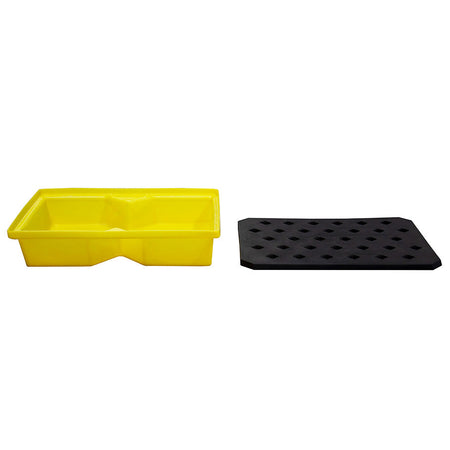 ST40 Drum SPILL Drip Tray with Removable Grid - 43 Litre Capacity Spill Pallet > Spill Drip Tray > Spill Containment > Spill Control > Romold > One Stop For Safety   