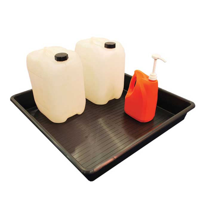 64 Litre Drip Tray with Ribbed Profile Sump - TT64 Spill Tray Spill Tray > Drip Tray > Spill Containment > Spill Control > Romold > One Stop For Safety   