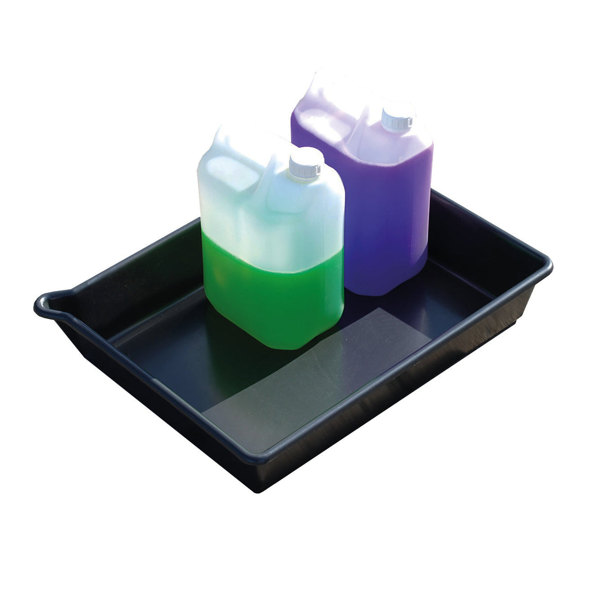 16 Litre Drip Tray with Smooth Profile Sup & Easy Pour Spout - TT16 Spill Tray Spill Tray > Drip Tray > Spill Containment > Spill Control > Romold > One Stop For Safety   