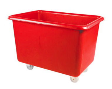 RB0403R Premium Mobile Container Trucks in Red - 425 Litre Capacity Mobile Containers > Manual Handling > Plastics Tubs > One Stop For Safety   