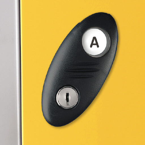 PROBEBOX STANDARD 1 NEST STEEL LOCKERS - ROYAL YELLOW 2 DOOR Storage Lockers > Lockers > Cabinets > Storage > Probe > One Stop For Safety   